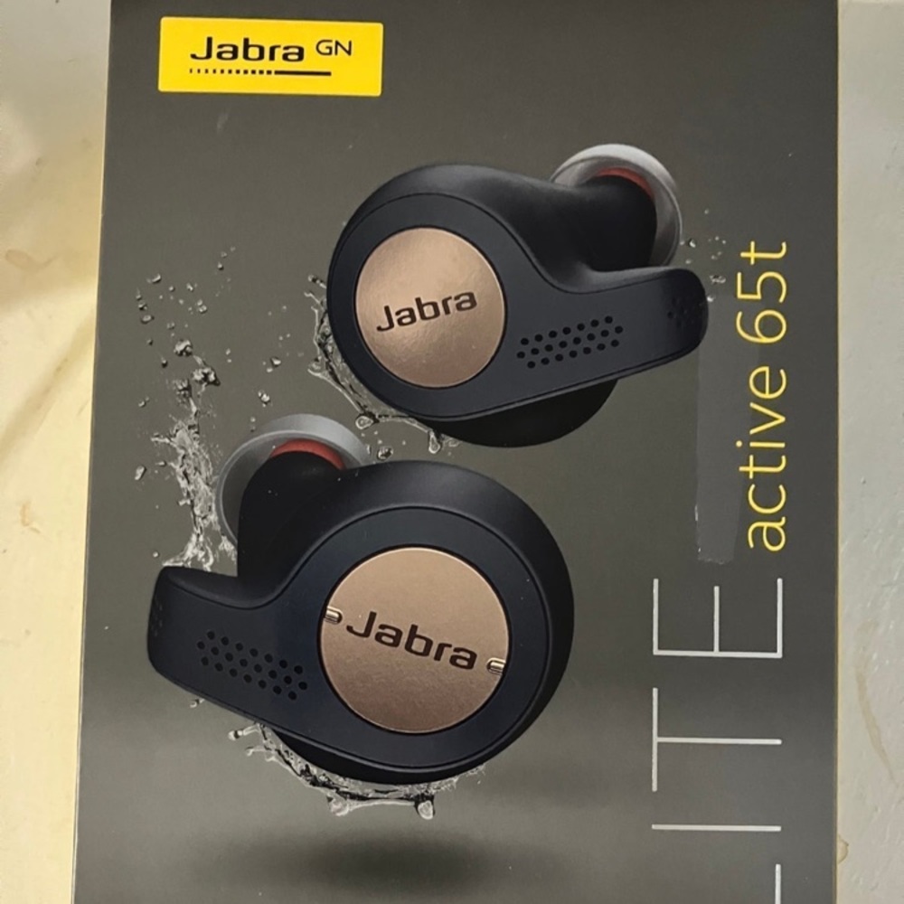 Jabra Elite active 65T Wireless Earbud Headphone Copper Blu